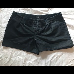 Mossimo dark denim pleated shorts.